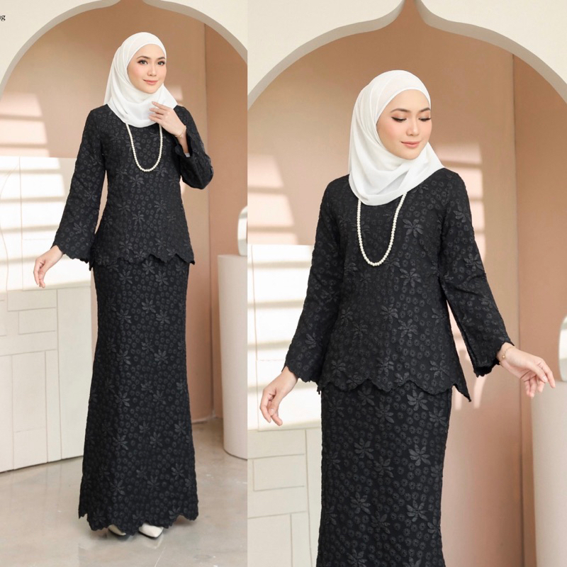 BAJU KURUNG MODEN KAJOL LACE EKSKLUSIF KLE205 2