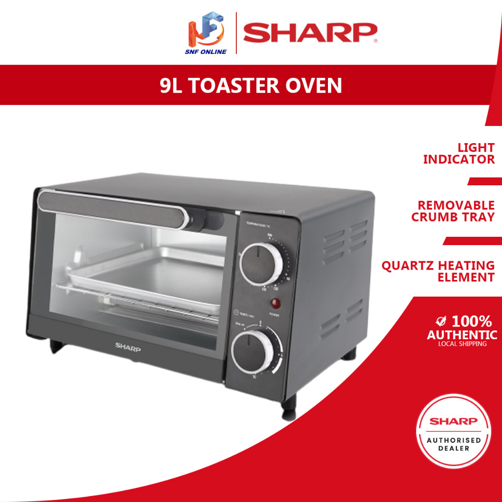 Sharp Electric Oven Toaster (9 L) EO9MTBK EO9MTBK Shopee Malaysia