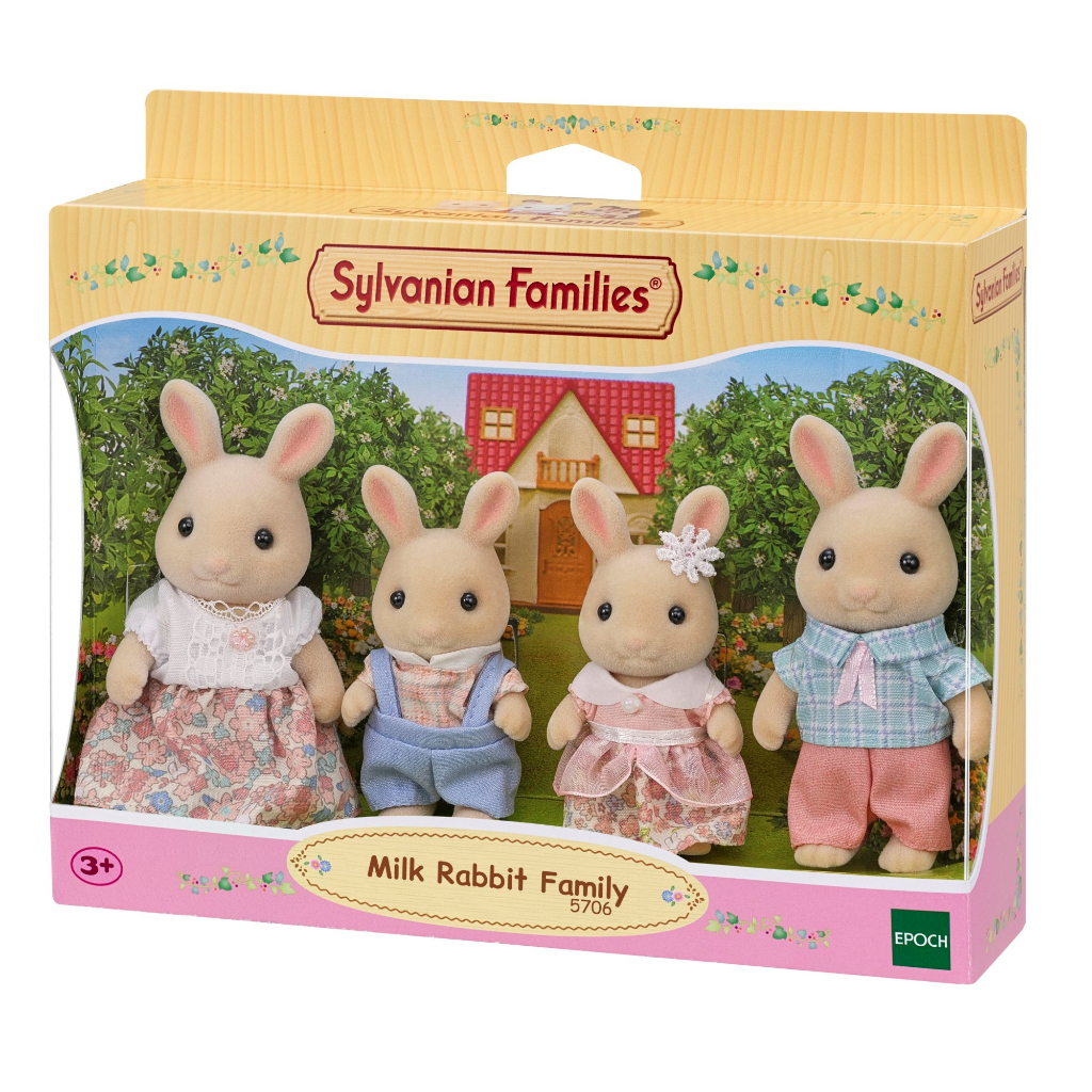 Sylvanian Families - MILK RABBIT FAMILY #5706 | Shopee Malaysia
