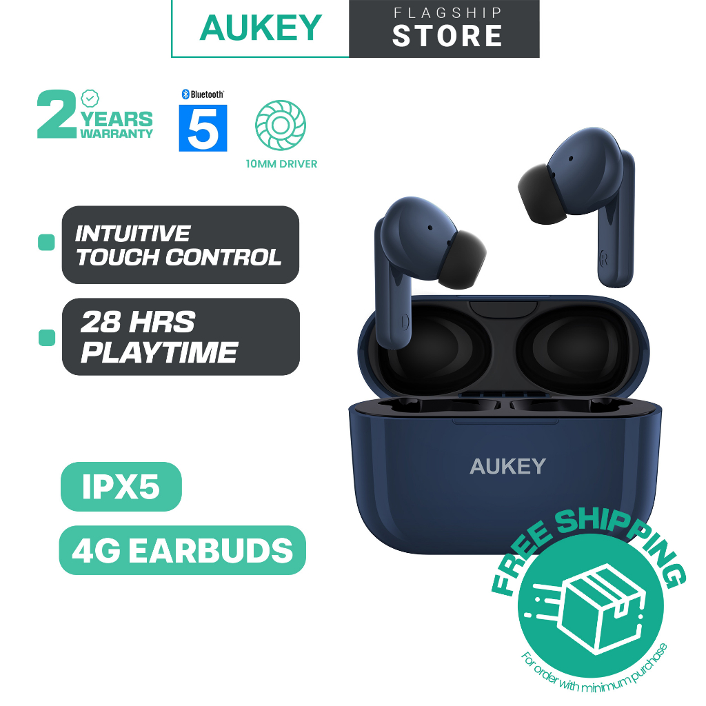 Aukey EP-M1S | EP-M1 PRO Move Mini ANC Bluetooth 5 TWS True Wireless ...