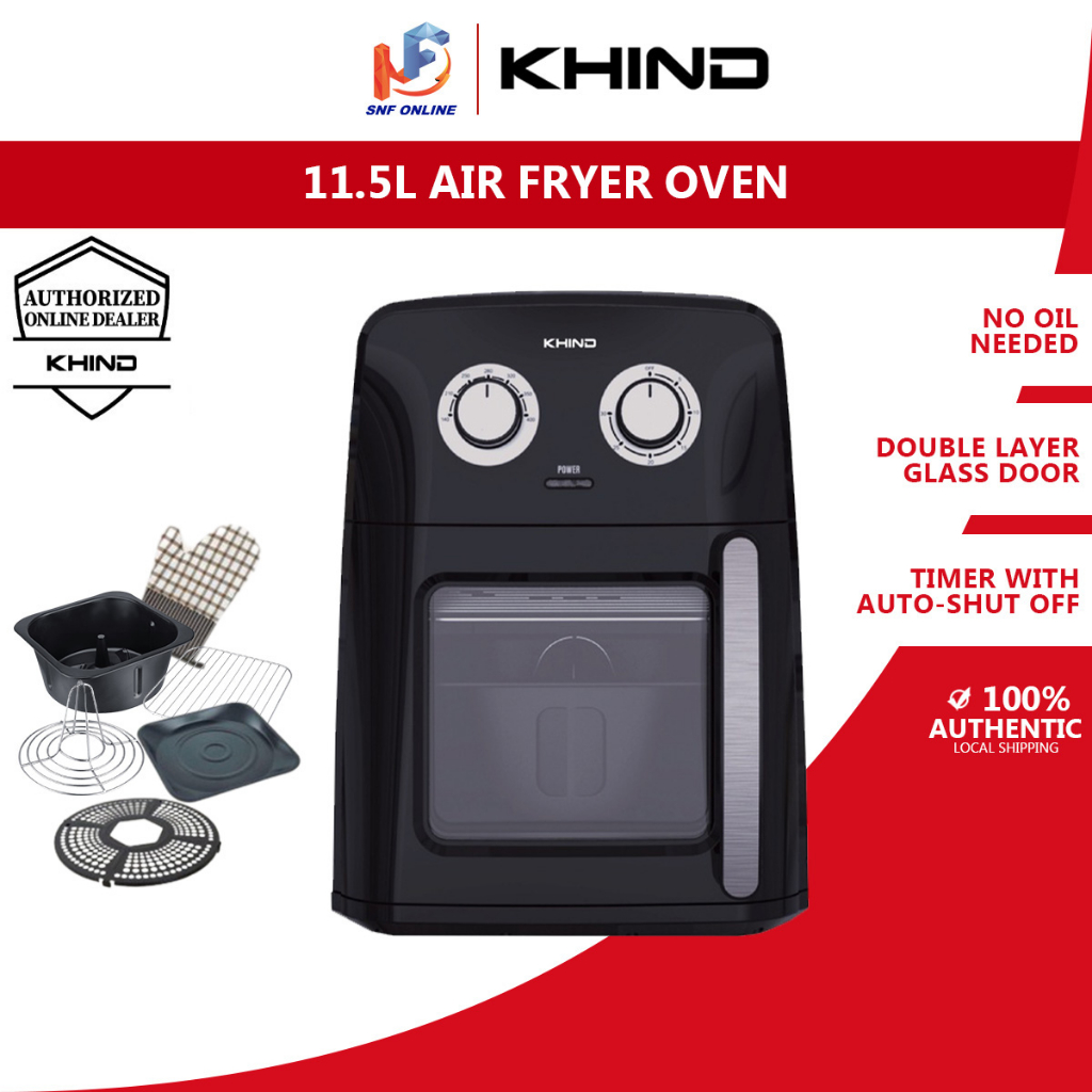 Khind Air Fryer Oven (11.5L) AFO1800 Shopee Malaysia