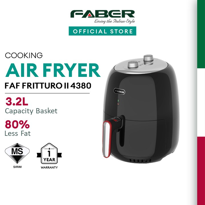 Faber 3.2L FAF 1180 FRITTURO Air Fryer Harga Price and Spec. Beli buy now