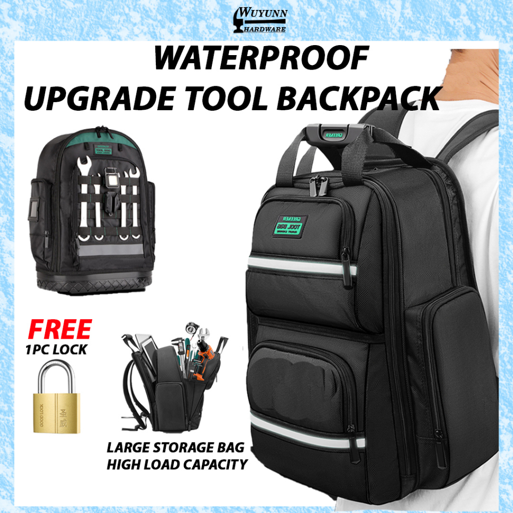 Waterproof tool bag backpack sale