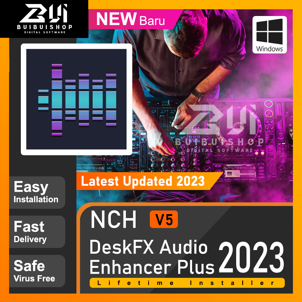 NCH DeskFX Audio Enhancer Plus 5 l Register Key l Lifetime l Windows