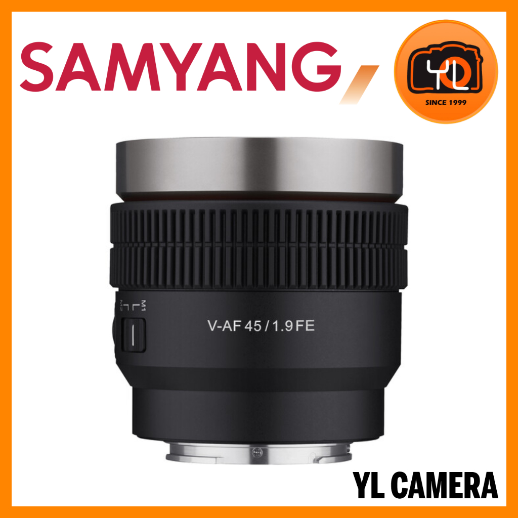 Objectif Samyang V-AF 45mm T1.9 FE Pour Sony E - Autofocus Vidéo, Support 8K, Lampe Tally, Compatible Anamorphique