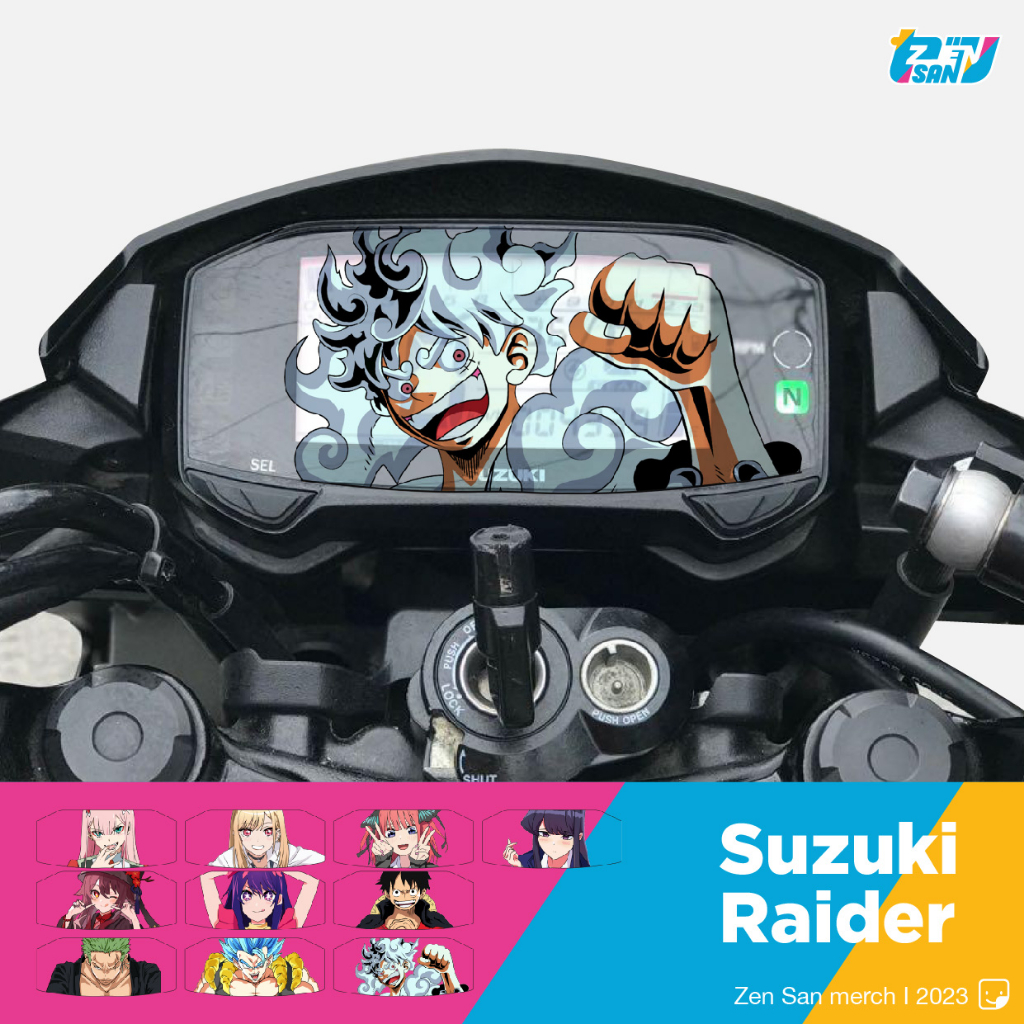 Anime Speedometer sticker for RSX, R15m, Raider | Shopee Malaysia