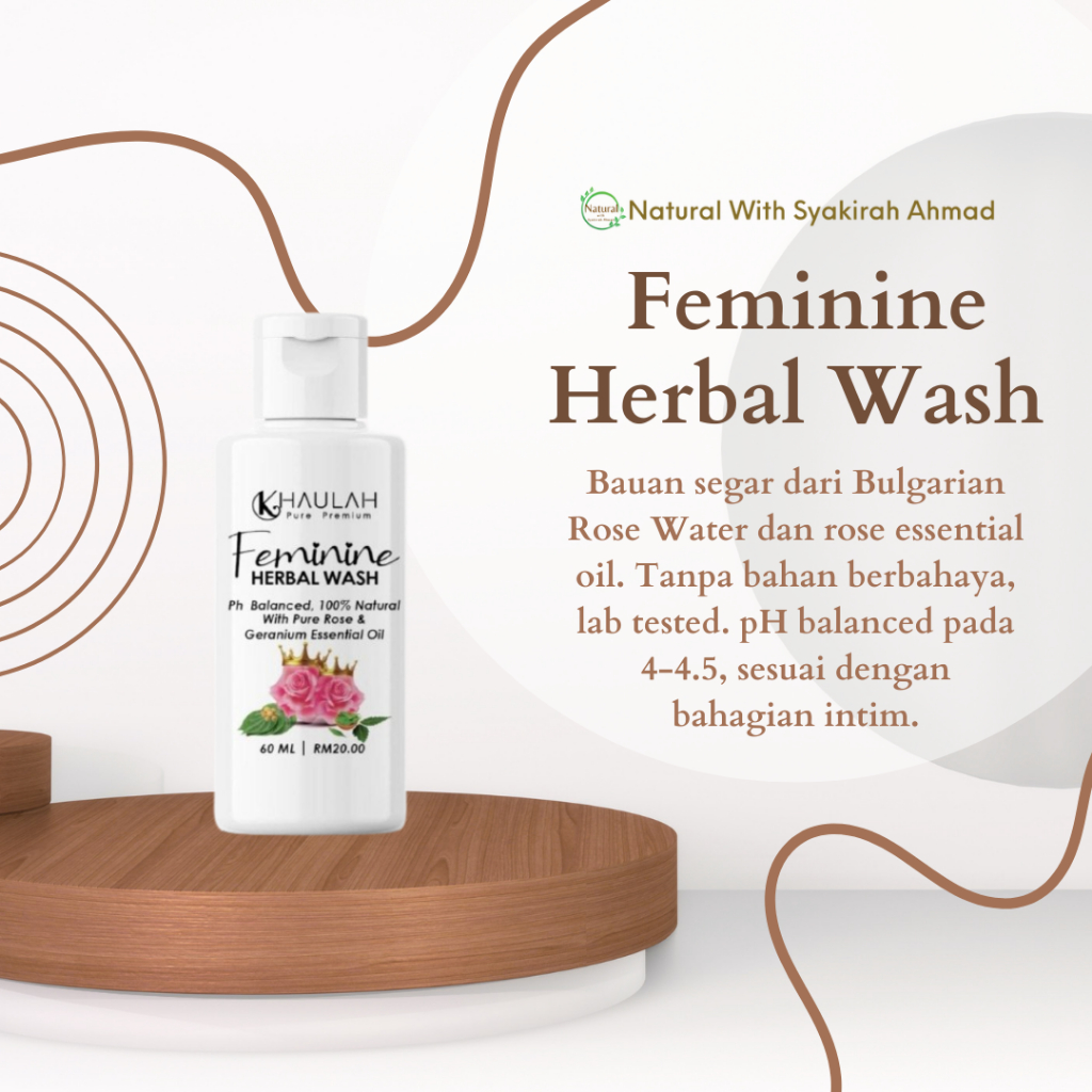 [KHAULAH PURE PREMIUM] Feminine Herbal Wash Shopee Malaysia