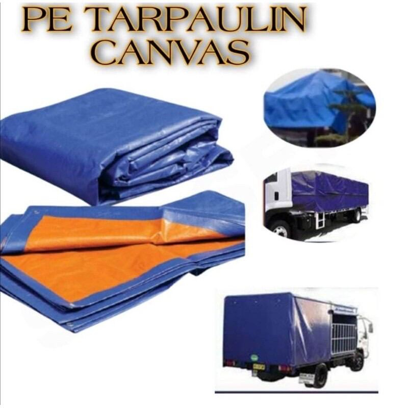 KANVAS BLUE ORANGE TEBAL UNTUK LORI TANAH (ADA EKOR) | Shopee Malaysia