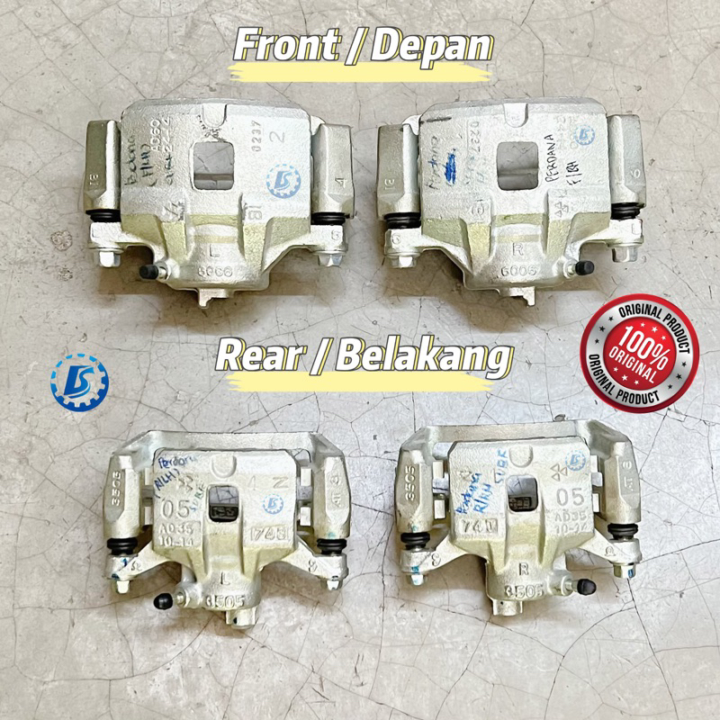 100% Original Proton Perdana 2.0 SEI Perdana V6 Front Rear Disc Brake ...