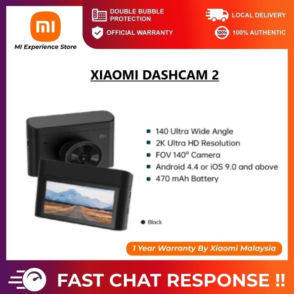 Xiaomi Mi Dashcam 2 1080P  2K Night Vision WIFI Car Camera Dash