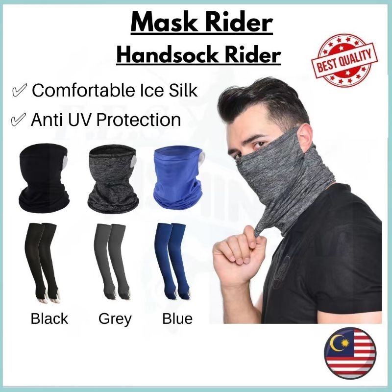 Mask Rider Handsock Men Topeng Muka Rider Mask Muka Anti UV Penutup ...