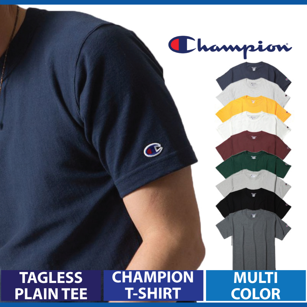 Champion plain t outlet shirts