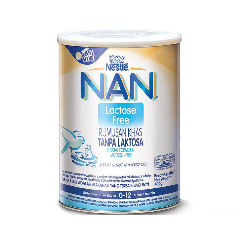 Lactose free best sale milk nan