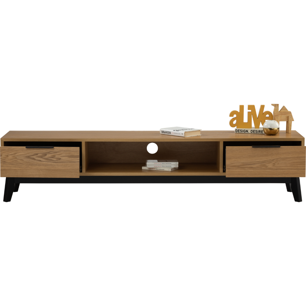 MIZA Natural 6FT TV 6FT TV Rack TV Modern TV Console