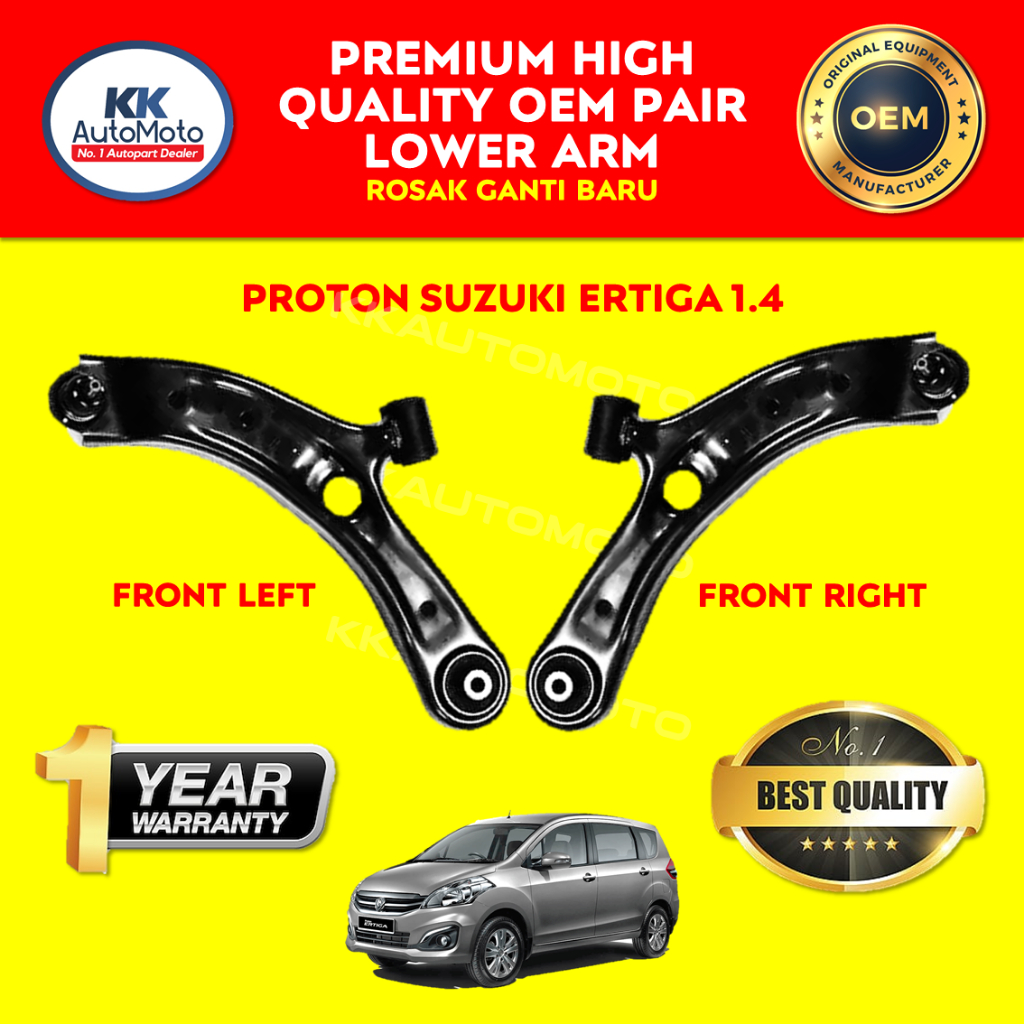 Proton Suzuki Ertiga 1.4 Sepasang Front High Quality OEM Lower Control