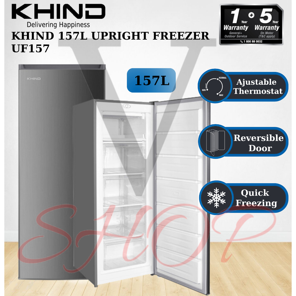 KHIND 157L UPRIGHT FREEZER Shopee Malaysia