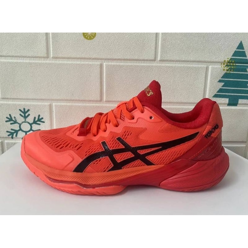 Asics Gel BADMINTON SHOE, Kasut Badminton Indoor Court Shoe, Volley