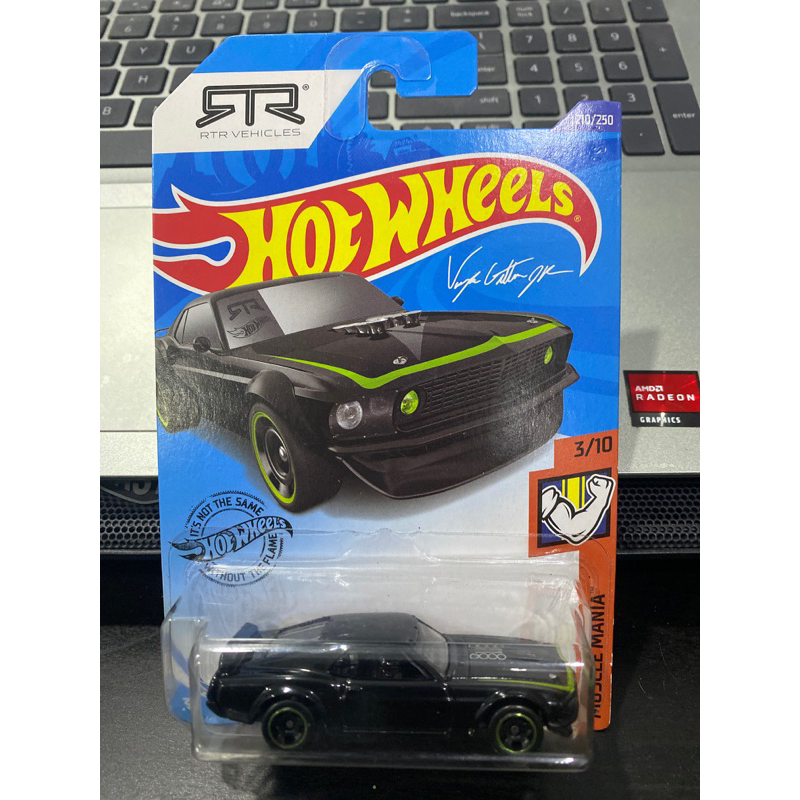 Hot Wheels RTR Vehicles MUSCLE MANIA #3/10 ‘69 Mistang Boss 302 ...