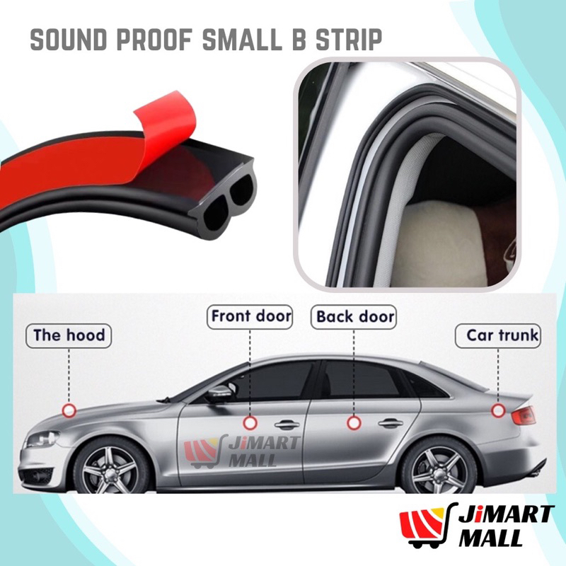 25 Meter Sound Proof Car Rubber Seal/ Getah Pintu Kereta/ Car Silence ...