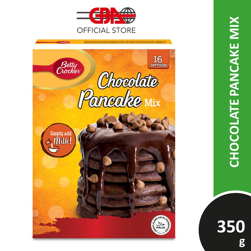 Betty Crocker Chocolate Pancake Mix 350g Shopee Malaysia