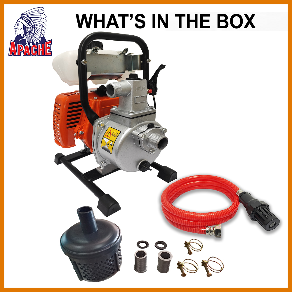 APACHE TurboPUMP 2-Stroke Gasoline Water Pump Petrol RON95 (1