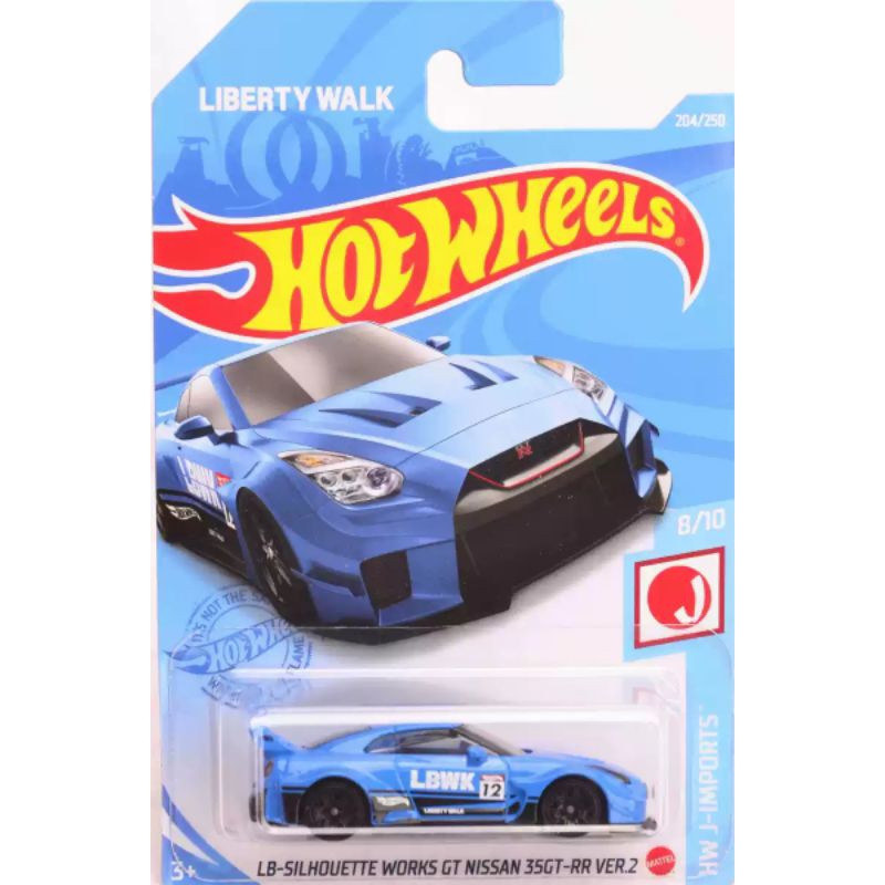 Hot Wheels Nissan LBWK GTR-R35 Blue | Shopee Malaysia