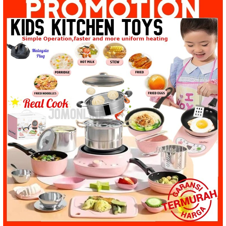 ~Ship From KL~ Real Cook Kitchen Set Kids RealCook Pretend Play Toys ...