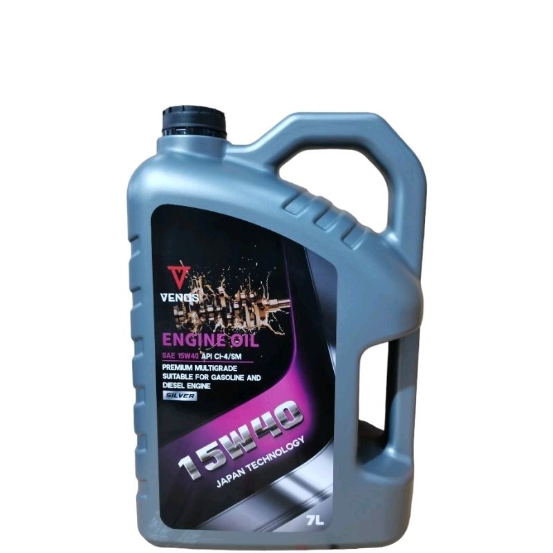 ENGINE OIL 7L API CI4 SM VENOS | Shopee Malaysia