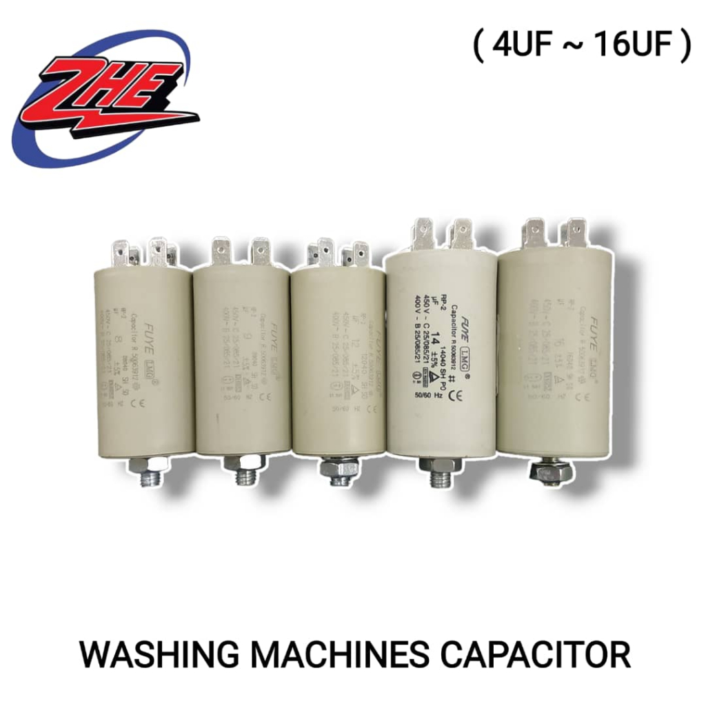WASHING MACHINE MOTOR RUNNING CAPACITOR 4UF~16UF 400V 450V / KAPASITOR ...