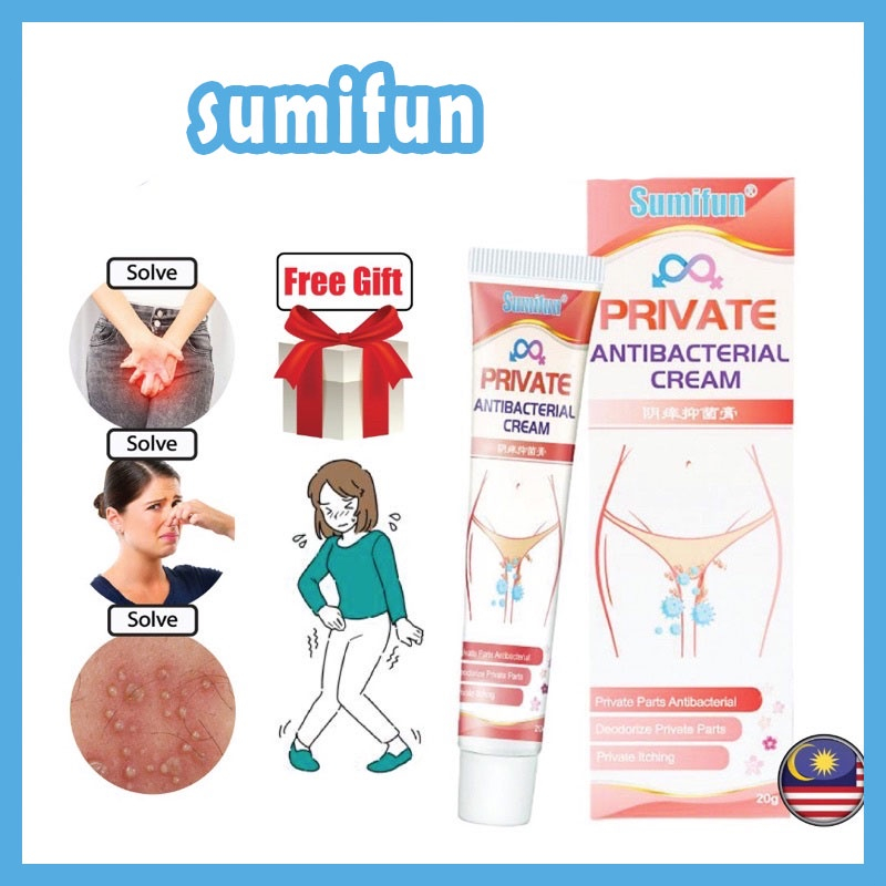 Sumifun Private antibacterial cream Krim merawat gatal sekeliling ...