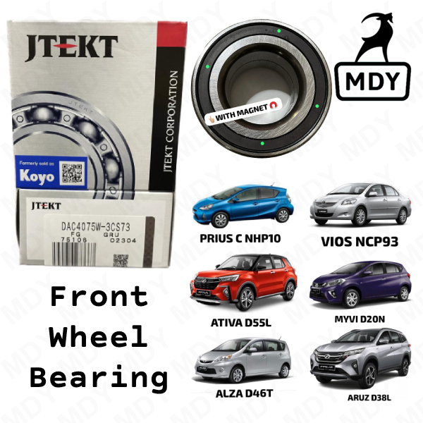 Koyo JTEKT Front Wheel Bearing Perodua Alza Myvi D20N Aruz Ativa Toyota ...