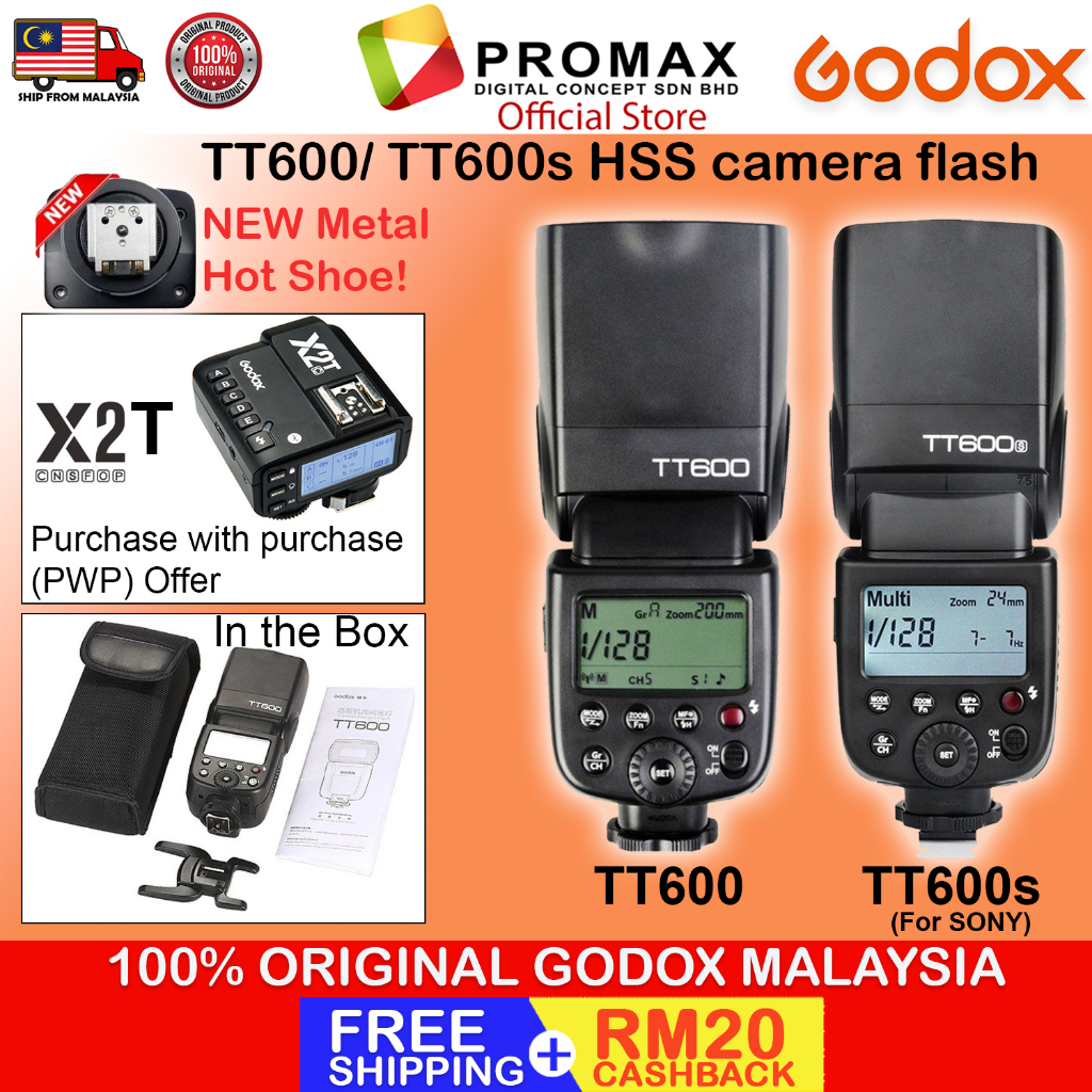 Cheapest! Godox TT600 TT600S Thinklite Flash Speedlite Canon Sony Nikon ...