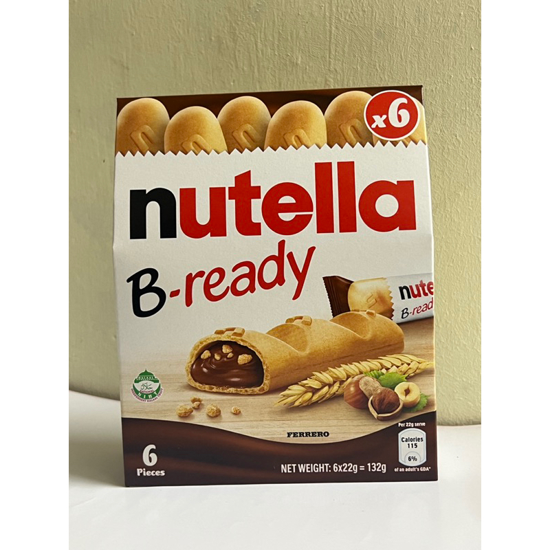 FERRERO NUTELLA B-READY 6Bar 132G | Shopee Malaysia