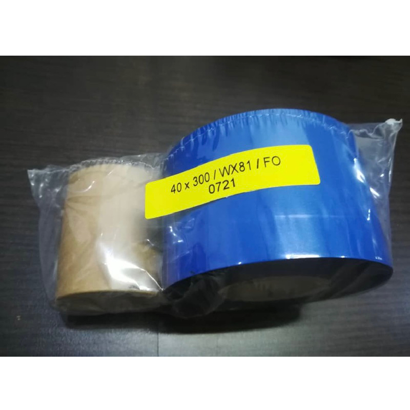 Barcode Ribbon Wax Ribbon 40mm X 300m 50mm X 300m 60mm X 300m 80mm X