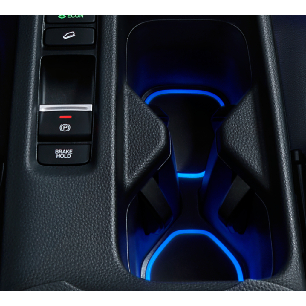 Honda Access HRV Vezel RV Cup Holder LED Illumination Blue Shopee