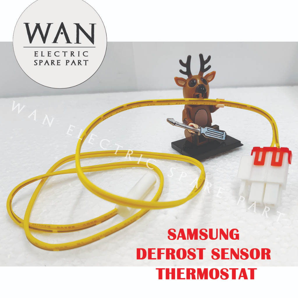 Samsung Defrost Sensor 2 pin Thermostat Thermal Fuse Bimetal
