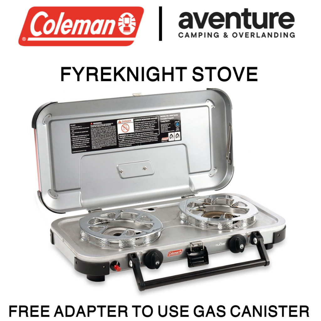 (READY STOCK) Coleman HyperFlame FyreKnight 2Burner Camping Stove