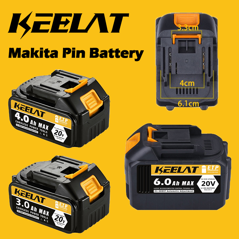 KEELAT 20V Makita Pin Lithium LiIon Battery Rechargeable For Impact