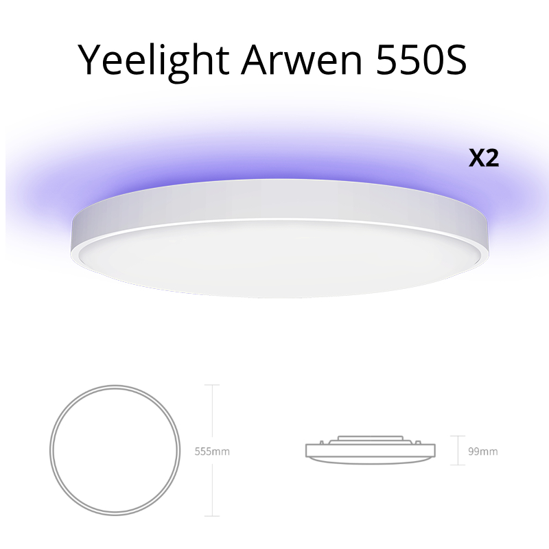 Yeelight Arwen Ceiling Light C Series & S Series WiFi App Control ...