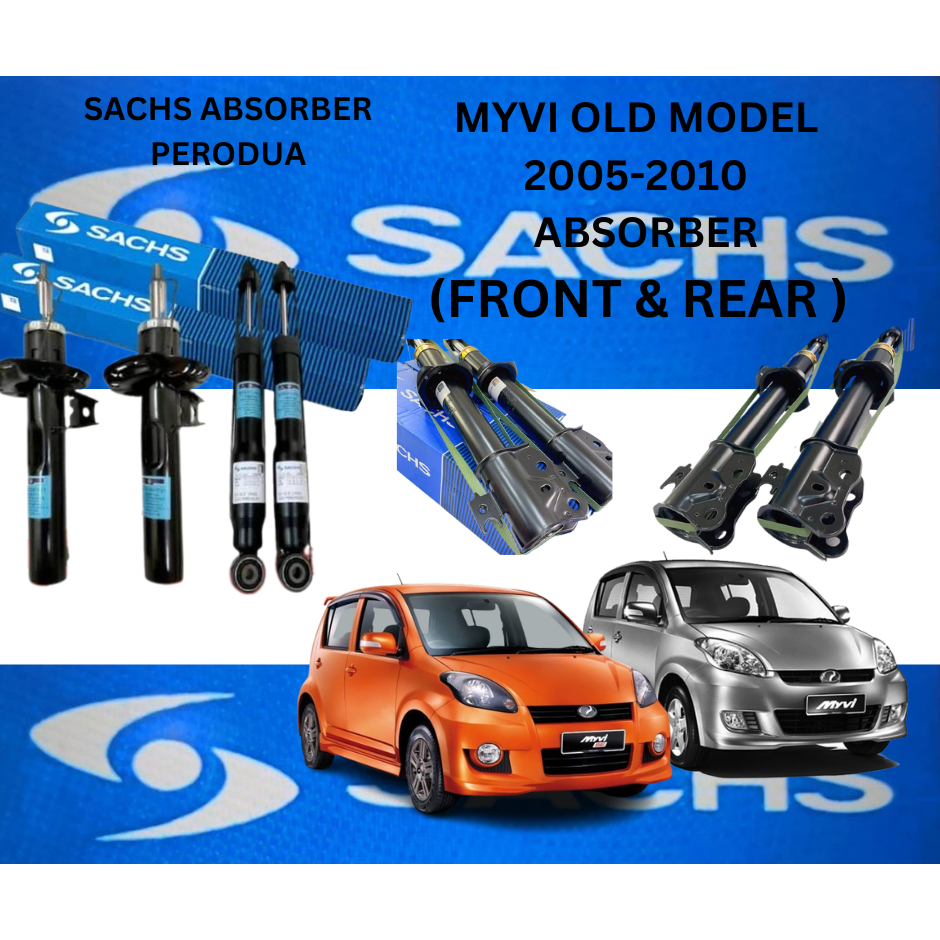 PERODUA MYVI OLD MODEL 2005-2010 SACHS SHOCK ABSORBER FRONT REAR SET ...