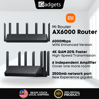 Global Version Xiaomi Mesh System AX3000(1/2pcs) WiFi 6 Modem 2976Mbps  OFDMA Access Point Mode Signal Amplifier Range Extender