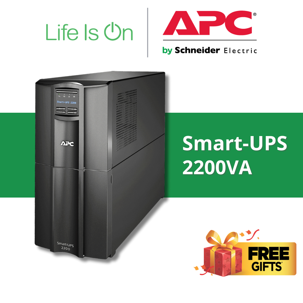 APC Smart-UPS, SMT2200I 2200VA, Line Interactive, Tower, 230V, 8x IEC ...