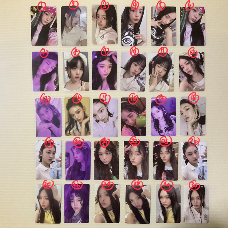 NEWJEANS GET UP WEVERSE VERSION PHOTOCARDS | Shopee Malaysia