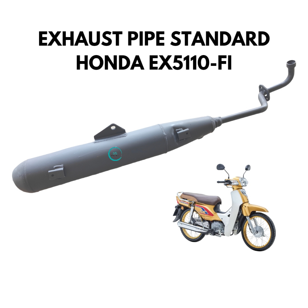 EXHAUST PIPE STANDARD EKZOS PIPE EZOS PIPE MUFFLER PIPE HONDA EX5 FI