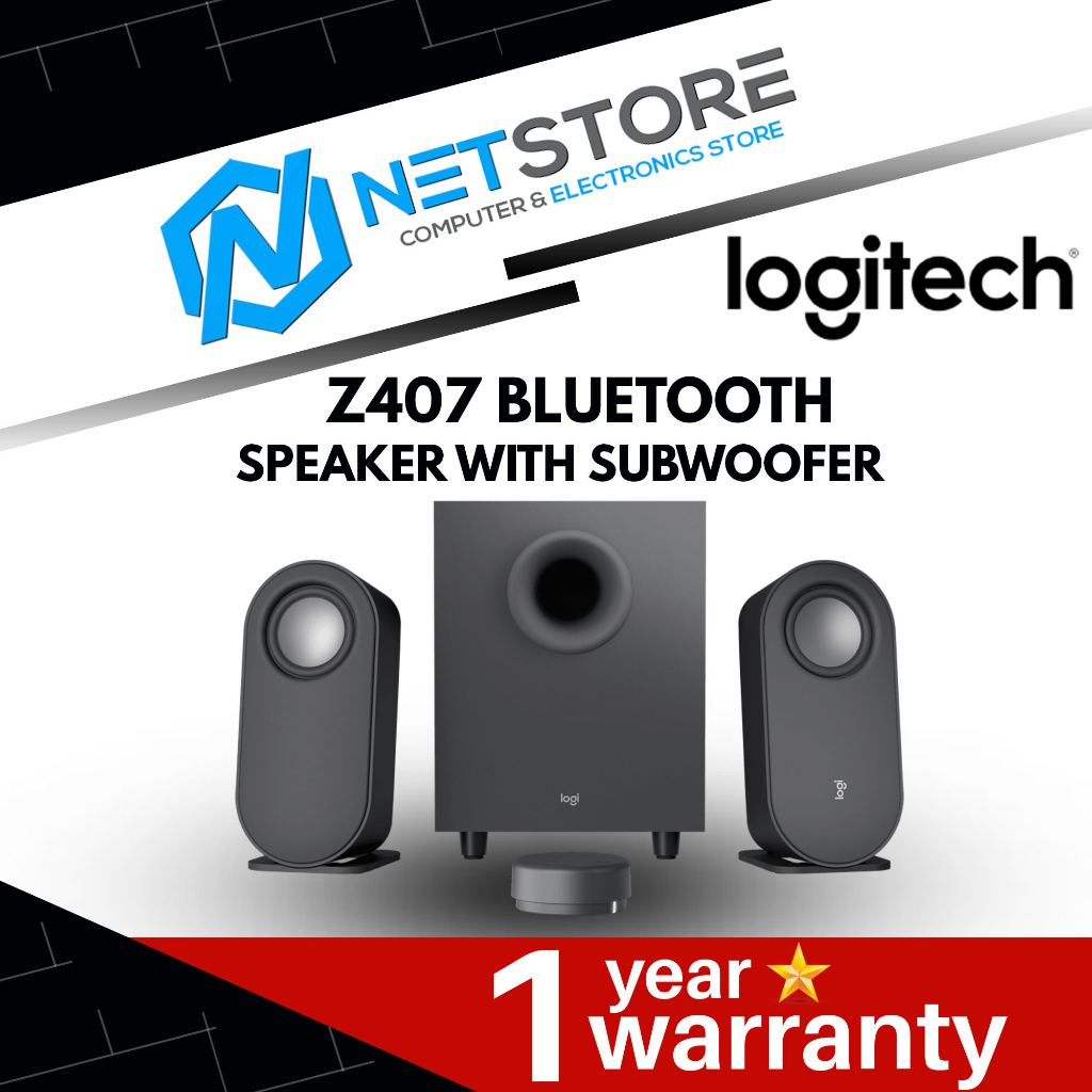 Logitech Z407 Bluetooth Computer Speakers