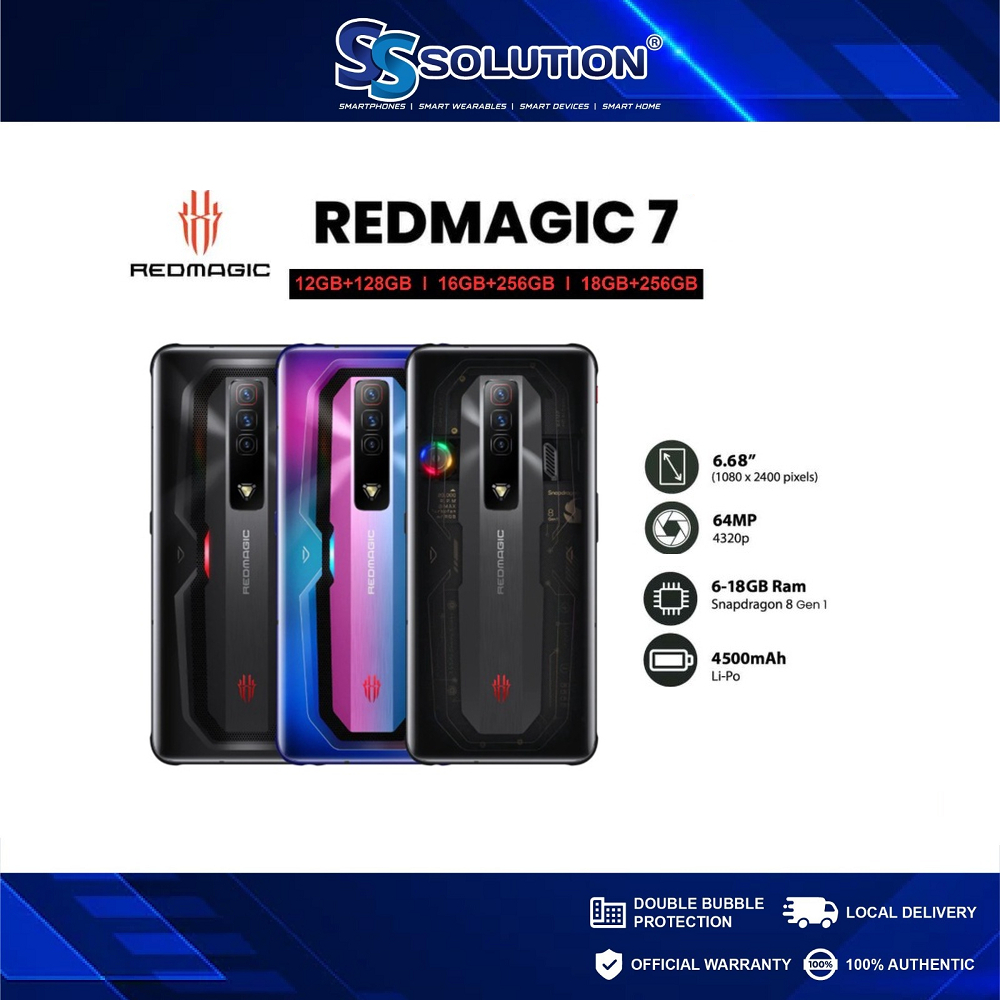 Nubia Red Magic 7 165Hz Gaming Phone with 6.8 Screen and 64MP Camera,5G  Android Smartphone with Snapdragon 8 Gen 1 and 4500mAh Battery Factory