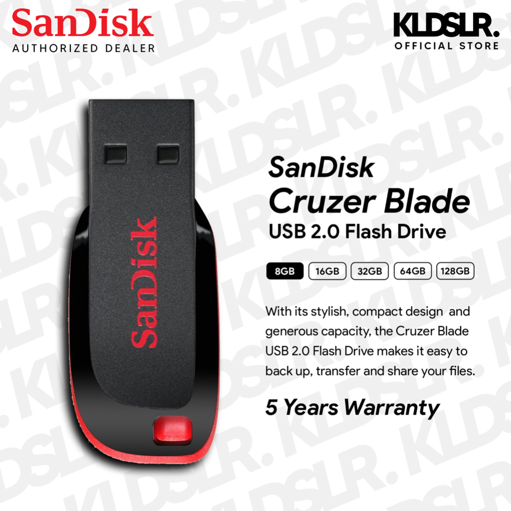 Sandisk Cruzer Blade USB Flash Drive 2.0 8GB