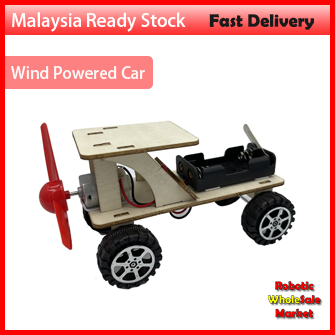DIY Wooden Wind Powered Car