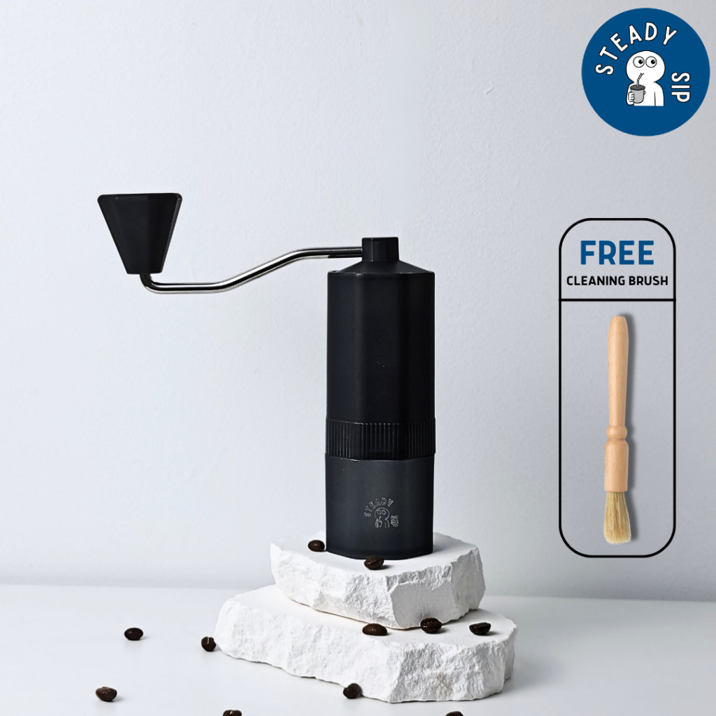 Steady Sip Manual Coffee Grinder Hand Coffee Grinder Camping Filter