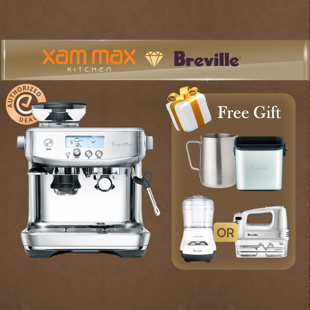 Breville BES878 The Barista Pro Coffee Machine / Thermo Jet Coffee